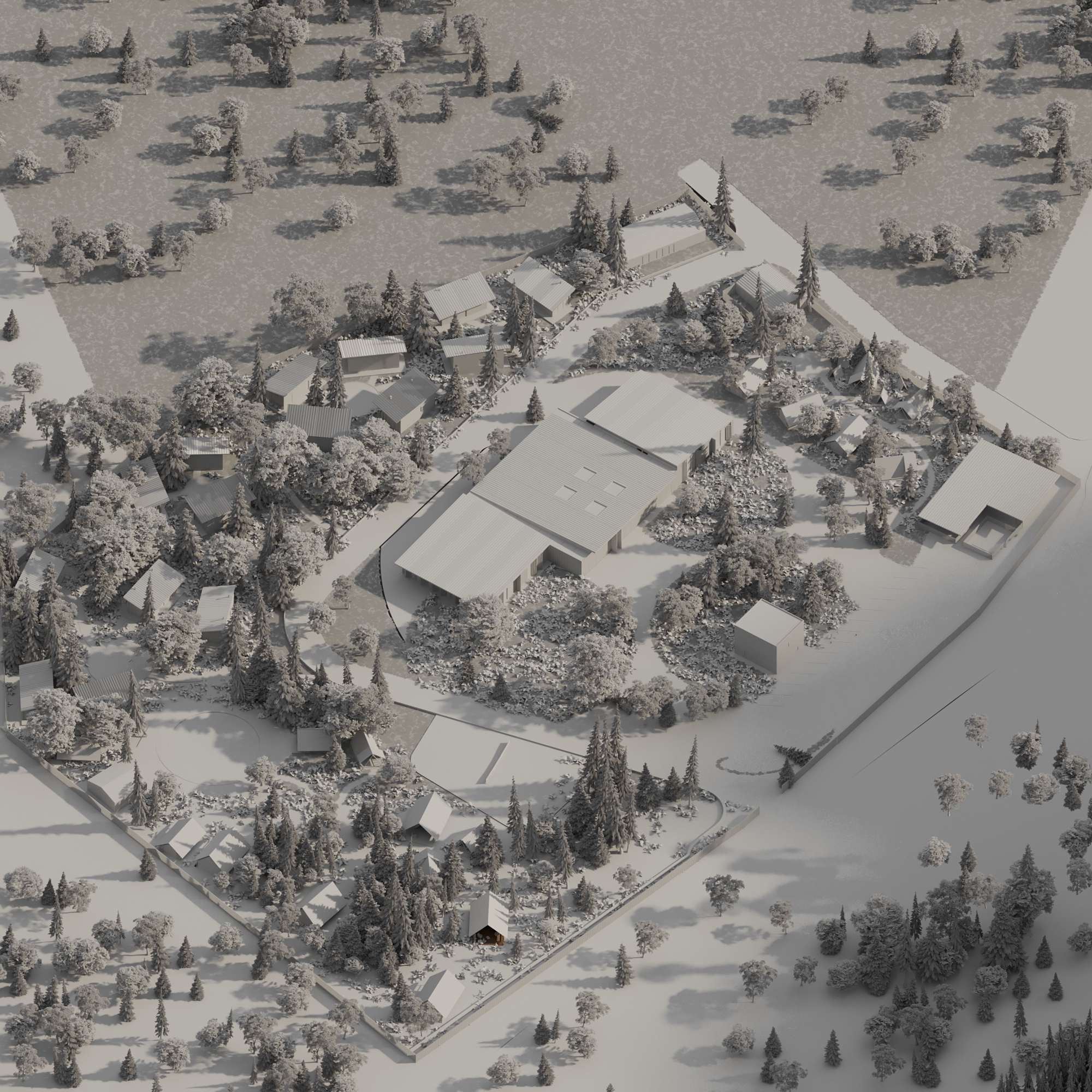 AMZA Valbona aerial view